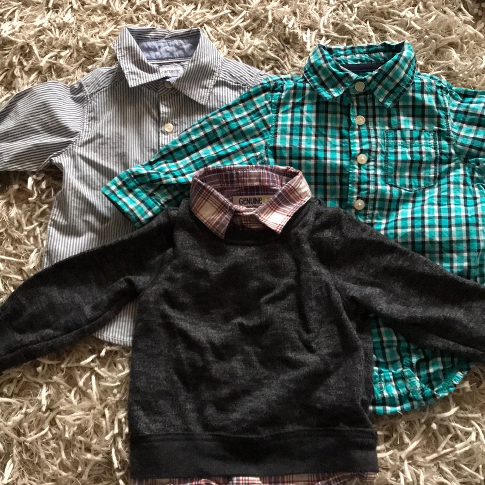 Baby boy button down bundle